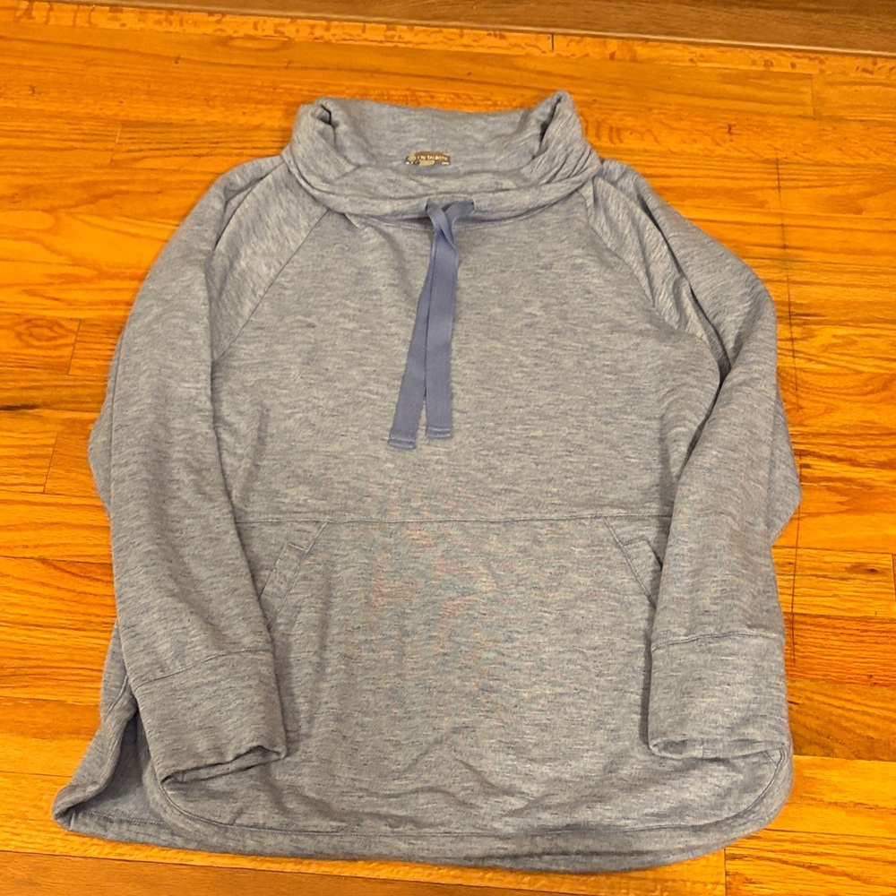 SNOW DAY SAVINGS! Cozy blue Pullover with Blue Tie